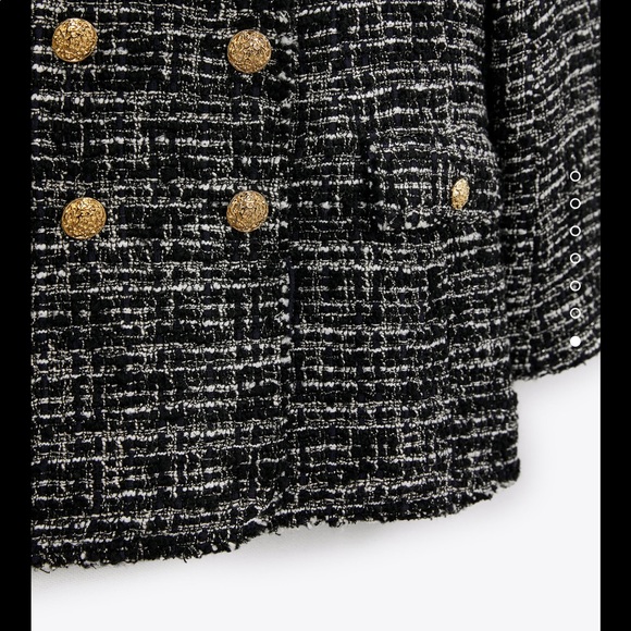 Sold - Zara double breast textured blazer - Picture 4 of 9